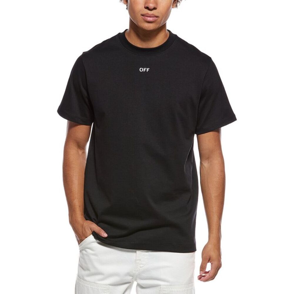 Off-White™ Mens  Slim Fit Tonal Arrow T-Shirt, Black